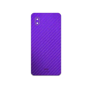MAHOOT Purple-Fiber Cover Sticker for Samsung Galaxy A01 Core
