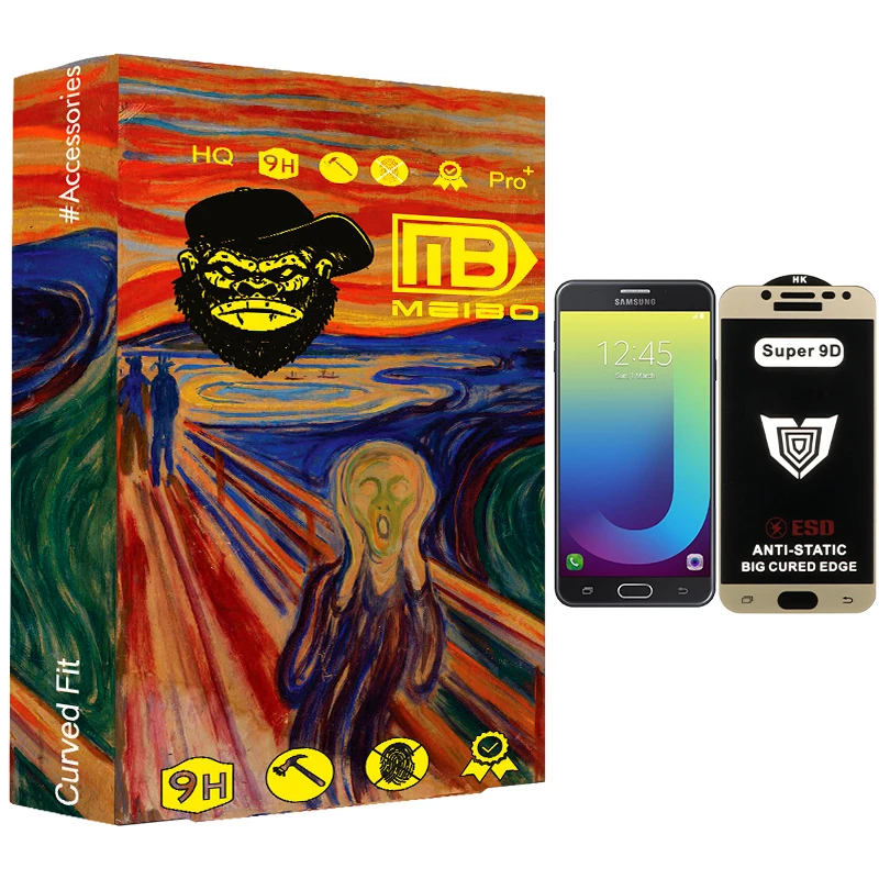 محافظ صفحه نمایش میبو مدل Super 9D Neo 007 مناسب برای گوشی موبایل سامسونگ Galaxy j7 prime