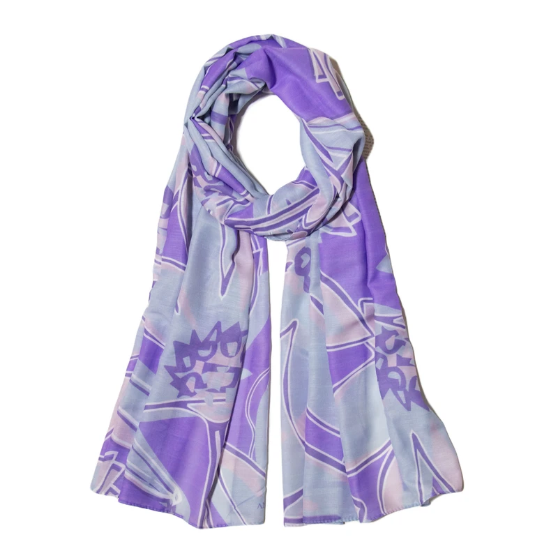 شال زنانه مدل نخ پنبه چهار فصل مزونی کد ana-1451