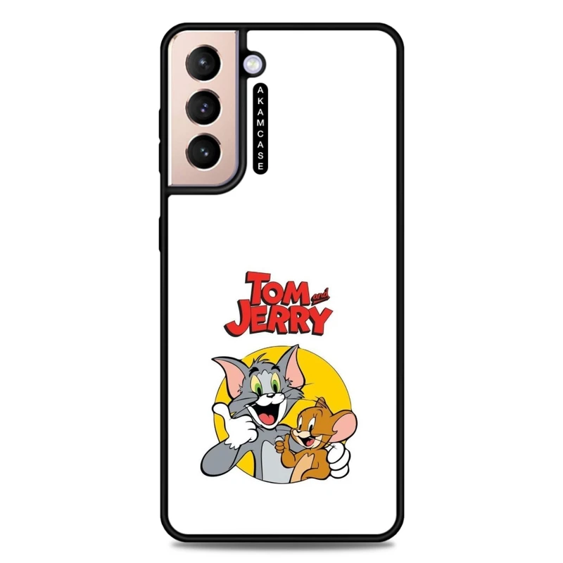 کاور آکام مدل AMC-WSGS21P-TOM & JERRY18 مناسب برای گوشی موبایل سامسونگ Galaxy S21 Plus