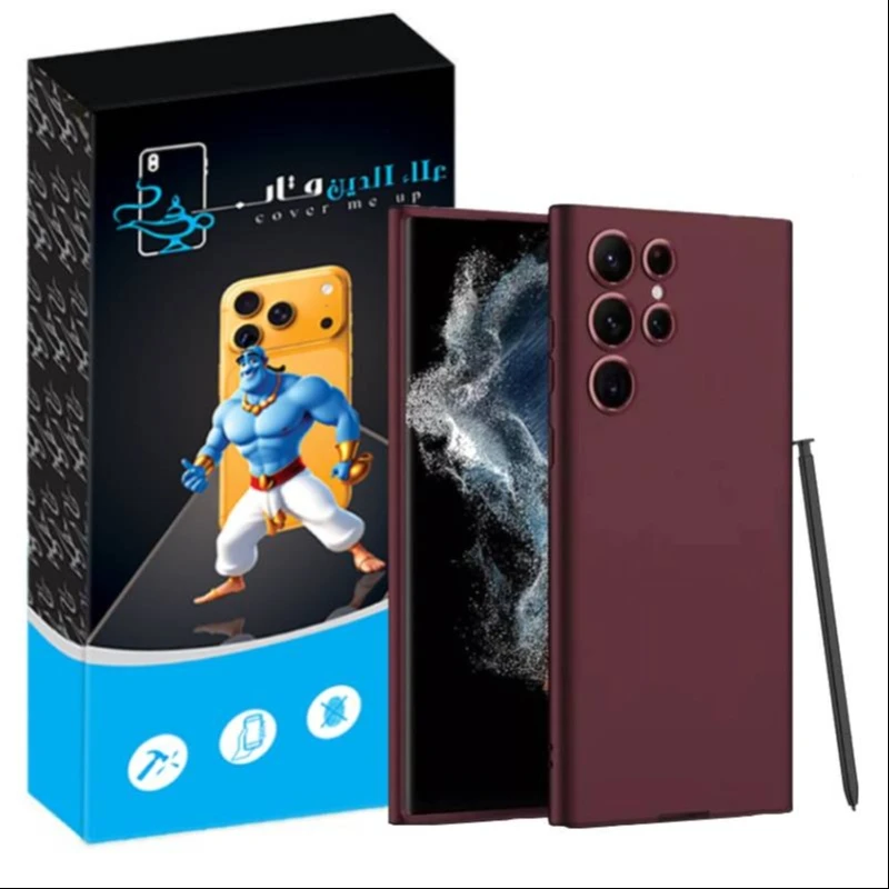 کاور علاالدین قاب مدل سیلیکونی پاک کنی مناسب برای گوشی موبایل سامسونگ Galaxy S25 Ultra