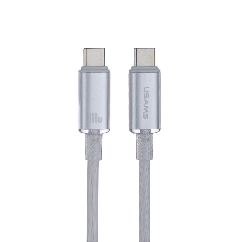 کابل تبدیل USB-C یوسمز مدل US-SJ660 100W طول 1.2 متر