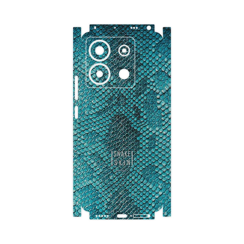 برچسب پوششی ماهوت مدل Blue Snake Skin-FullSkin مناسب برای گوشی موبایل شیائومی Poco X6