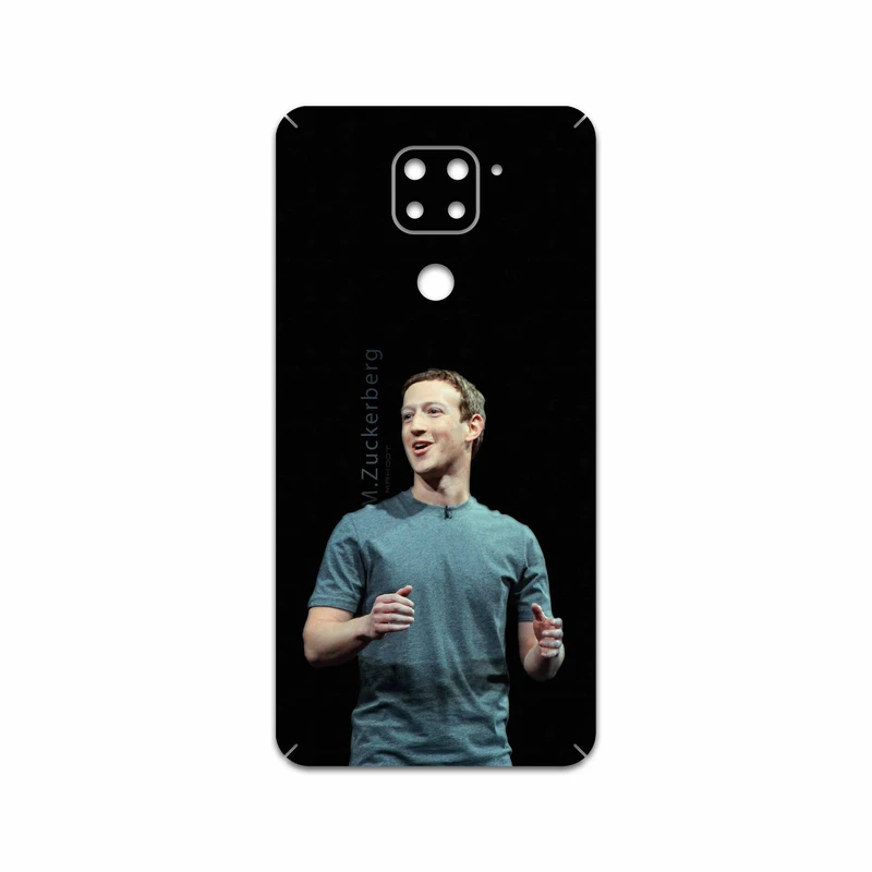 برچسب پوششی ماهوت مدل Mark Zuckerberg مناسب برای گوشی موبایل شیائومی Redmi Note 9