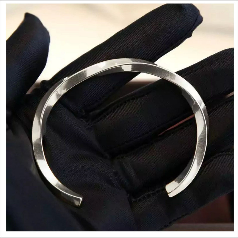 دستبند مردانه گيلواره زراوشان مدل خلخال تیتانیومی کد A0056