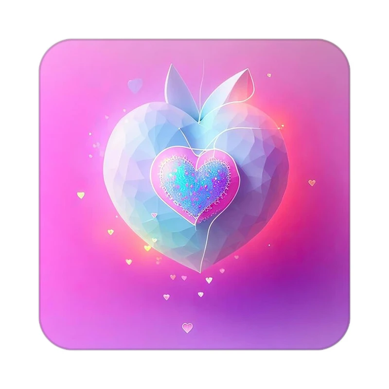 زیر لیوانی کاکتی مدل عاشقانه کد mp14163