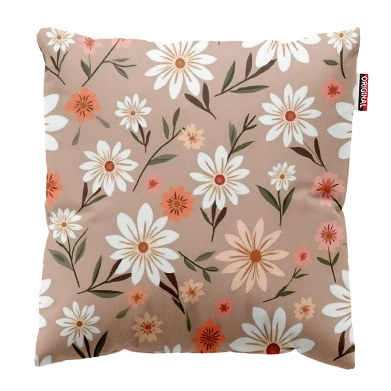   کوسن پاد آفرین طرح گل کد 3468 سایز 30*30 سانتی متر