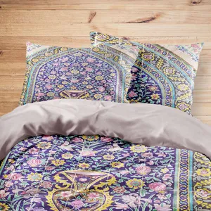 سرویس روتختی مدوپد طرح گلپوش مدل pod00280 یک نفره 4 تکه