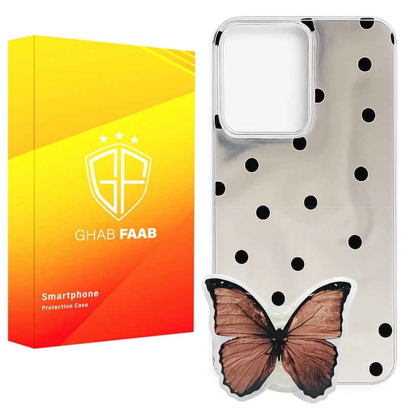 کاور قاب فاب مدل دخترانه سوکول مناسب برای گوشی موبایل شیائومی Poco C40 / Redmi 10C / Redmi 10 Power به همراه پاپ سوکت