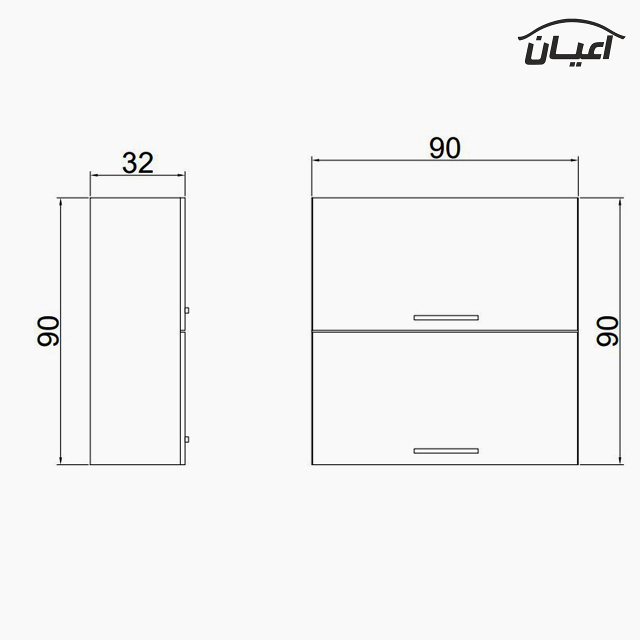 کابینت آشپزخانه اعیان مدل FH CW16 کابینت آشپزخانه اعیان مدل FH CW16