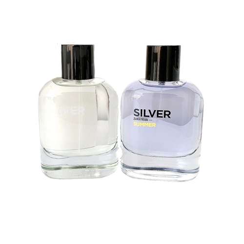 ست ادو تویلت مردانه زارا مدل silver حجم 80 میلی لیتر مجموعه 2 عددی