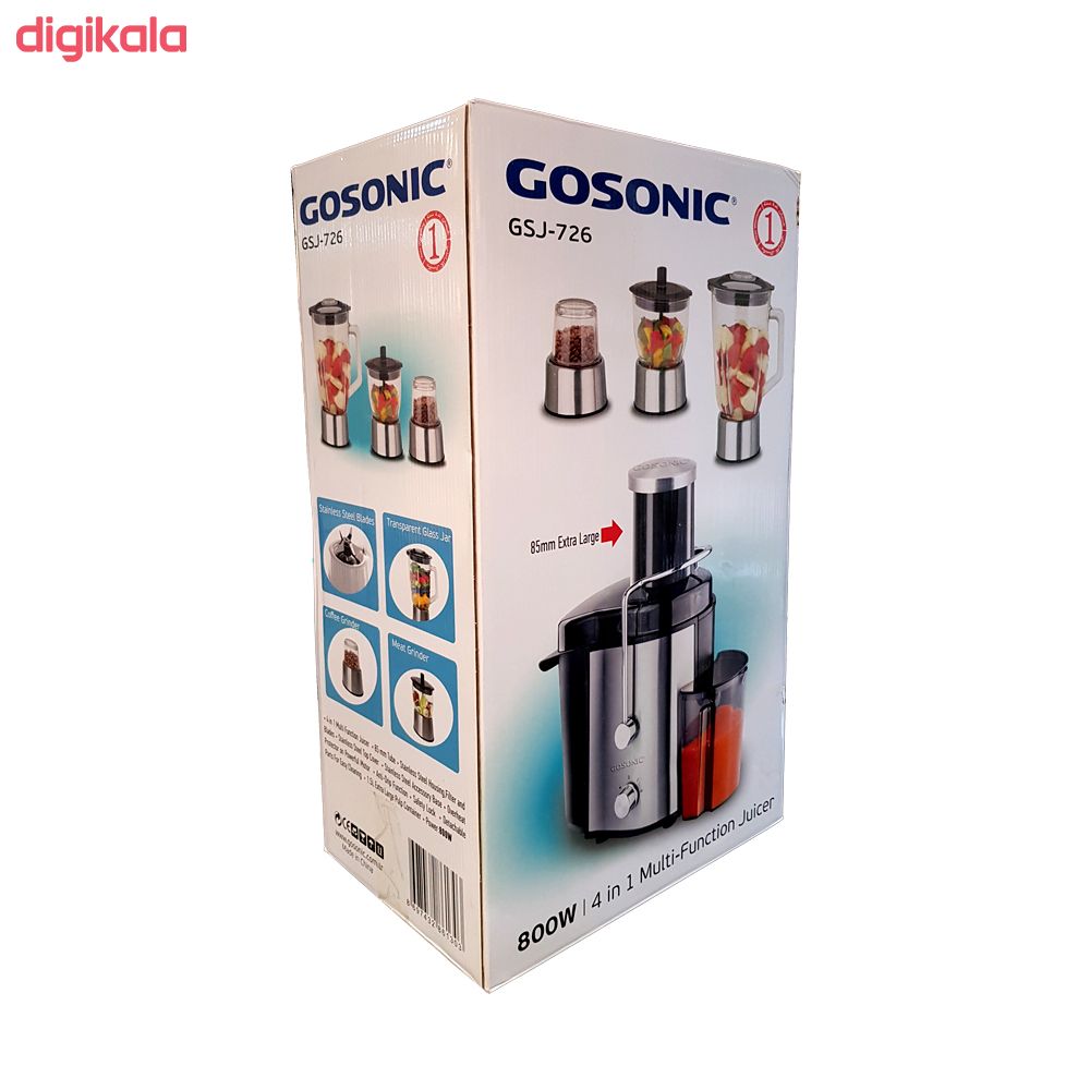 آبمیوه گیری گوسونیک مدل GS-726 main 1 1