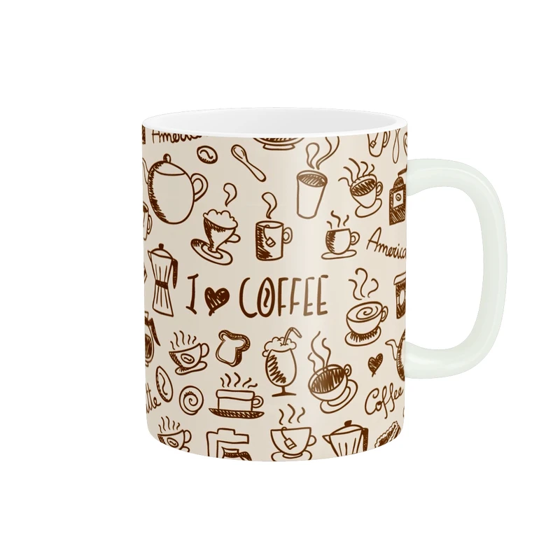 ماگ پاد آفرین طرح کافی COFFEE کد 5852