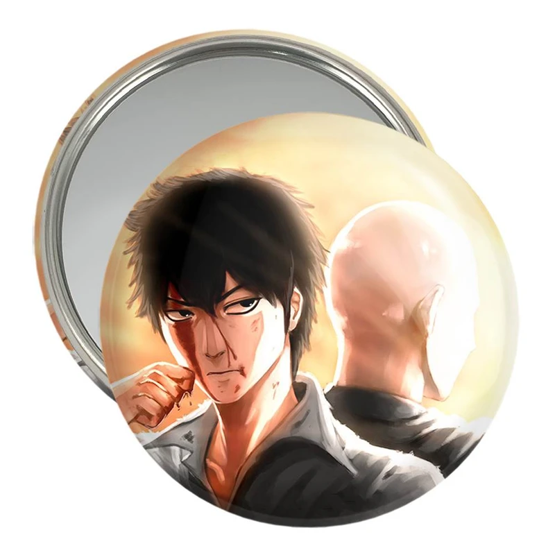 آینه جیبی خندالو مدل سایتاما انیمه مرد تک مشتی One Punch Man  کد 11366