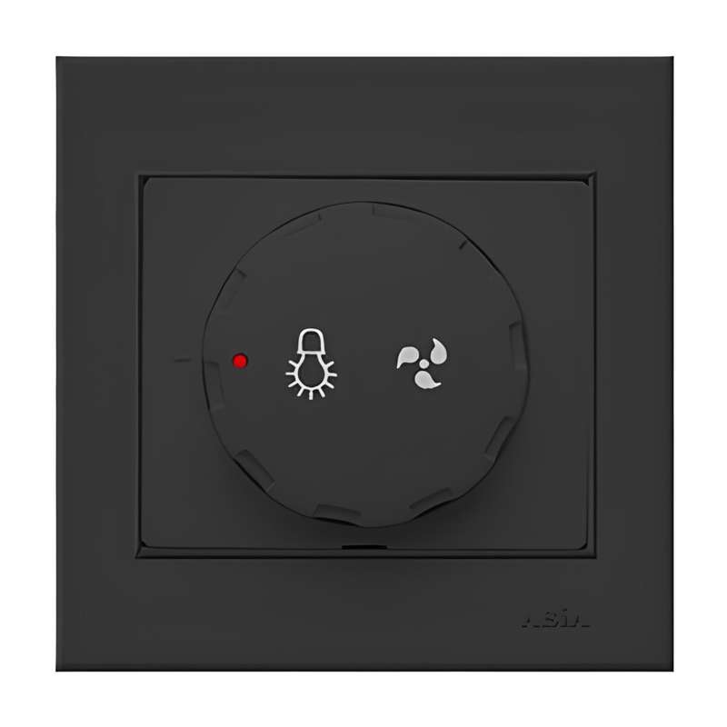 دیمر لامپ و فن صنایع آسیا الکتریک مدل EB دیمر لامپ و فن صنایع آسیا الکتریک مدل EB