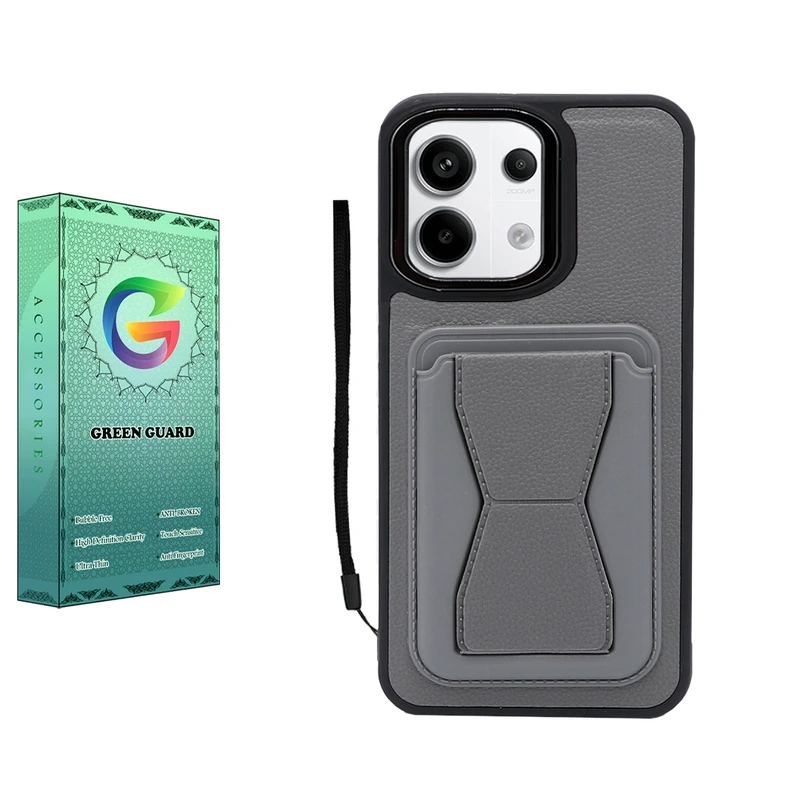 کاور گرین گارد مدل Leather-card 2 مناسب برای گوشی موبایل شیائومی Poco X6 / Redmi Note 13 Pro 5G