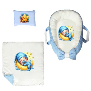 سرویس خواب 3 تکه نوزاد پادآفرین مدل گارد محافظ طرح ستاره کد PG001