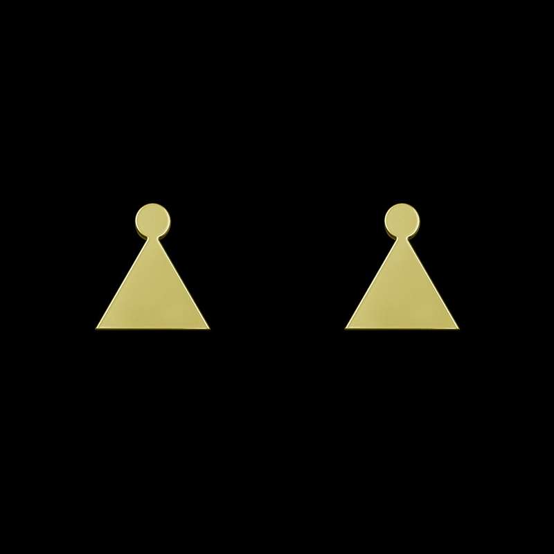 گوشواره طلا 18 عیار زنانه مدوپد مدل مثلث کد GA1-14731 گوشواره طلا 18 عیار زنانه مدوپد مدل مثلث کد GA1-14731