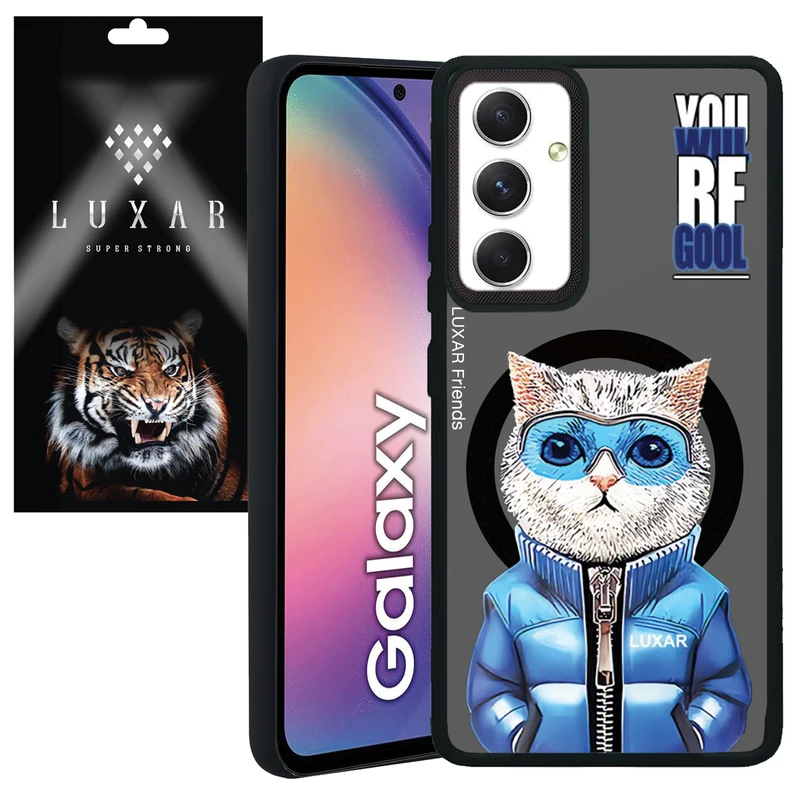 کاور لوکسار مدل a54 - Rich Cat مناسب برای گوشی موبایل سامسونگ Galaxy A54 / A54 5G