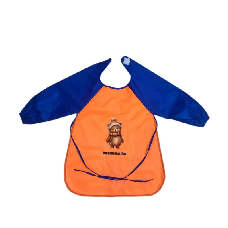 پیشبند نقاشی بی همتا دست دوز مدل خرس کوچولو کدBO210P