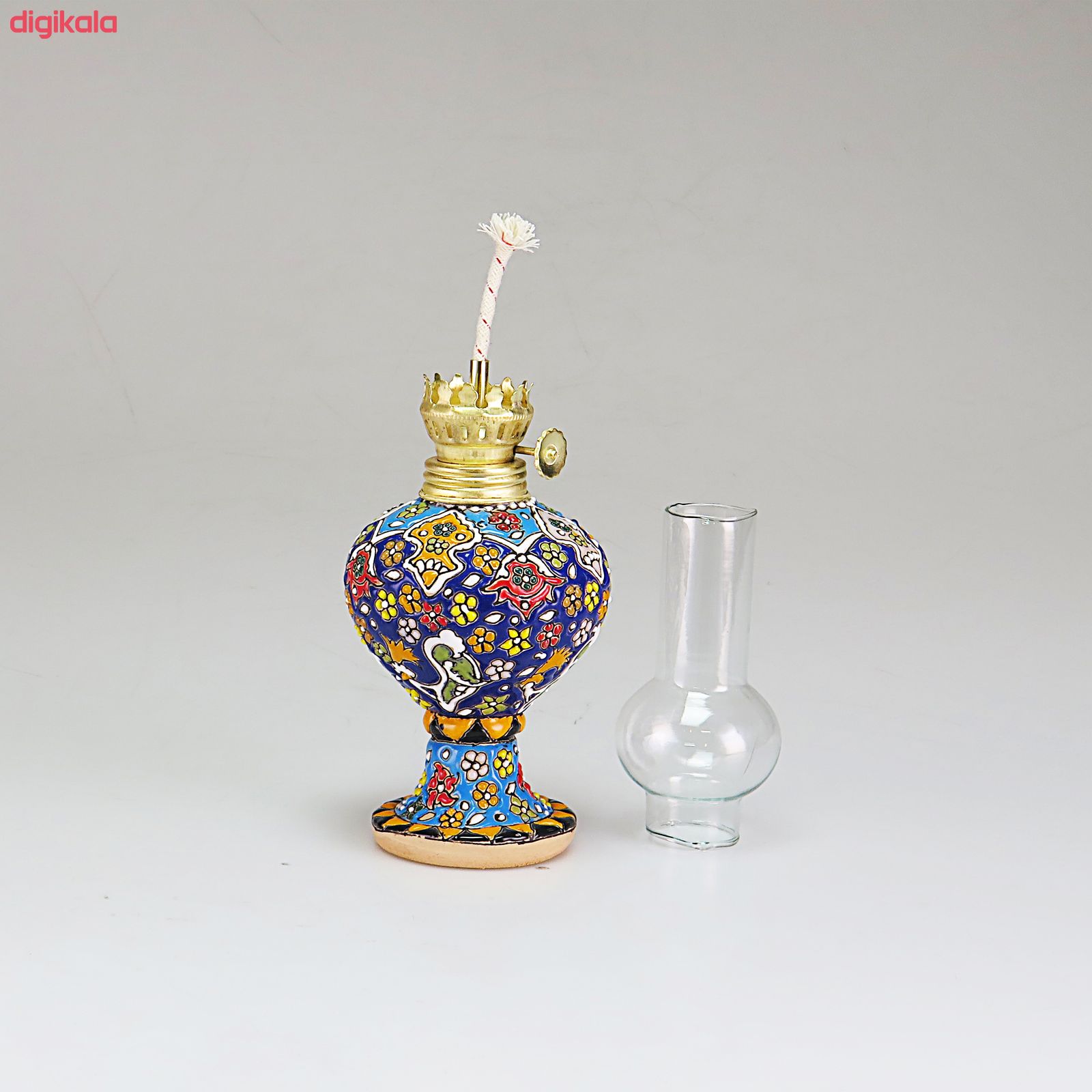 چراغ گردسوز میناکاری سفالی کد 002 main 1 1