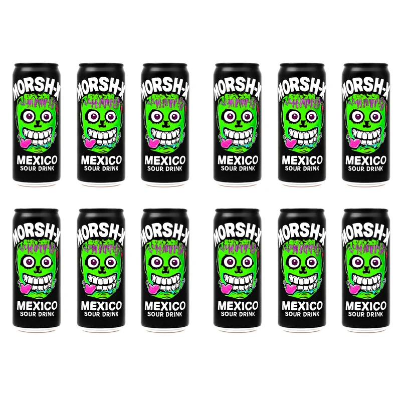 نوشابه گازدار مکزیکو ترش اکس قوطی - 250 میلی لیتر بسته 12 عددی