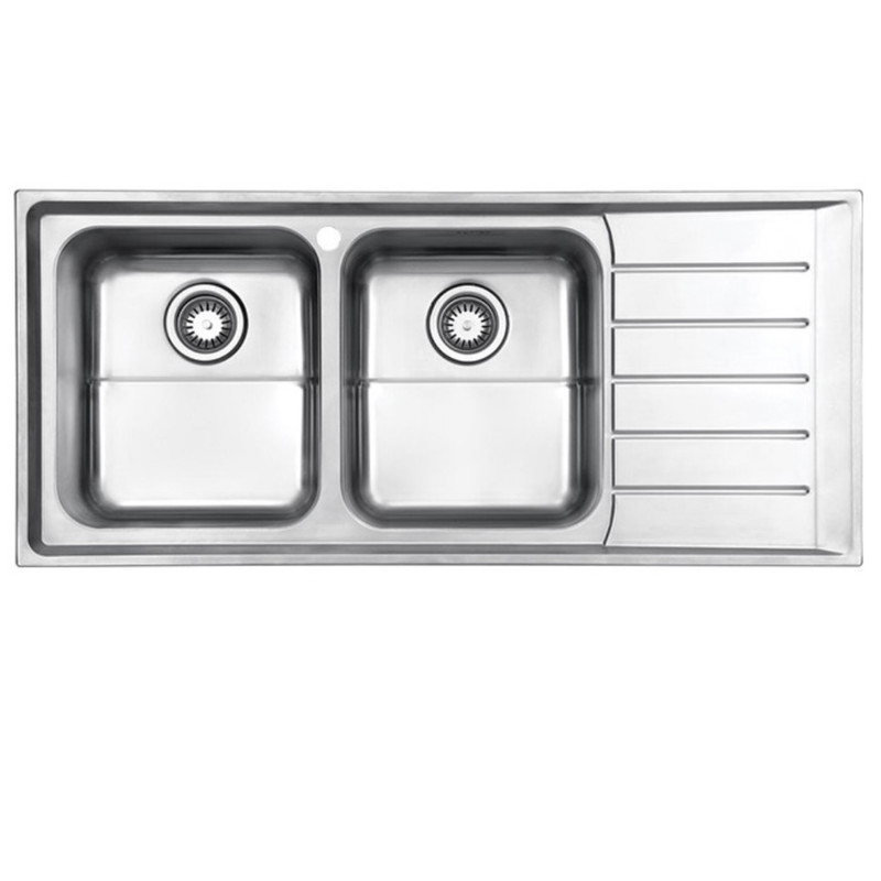 سینک ظرفشویی استیل البرز مدل 735 توکار