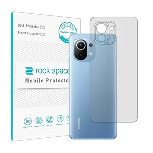 Transparent Rockspace HyGEL phone back protector suitable for Xiaomi 11Lite 5G NE mobile phone