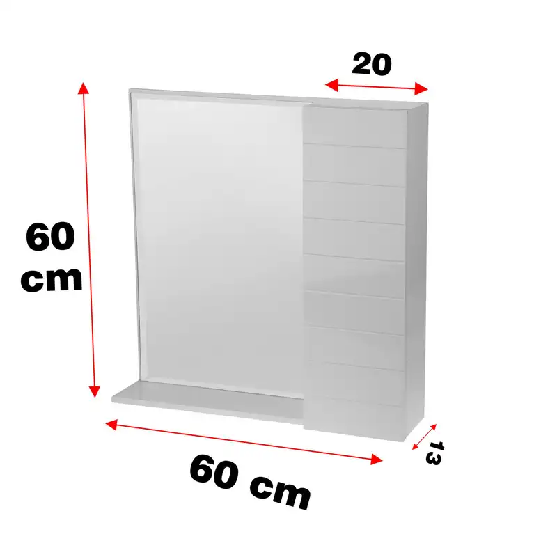 آینه و باکس سرویس بهداشتی مدل 010