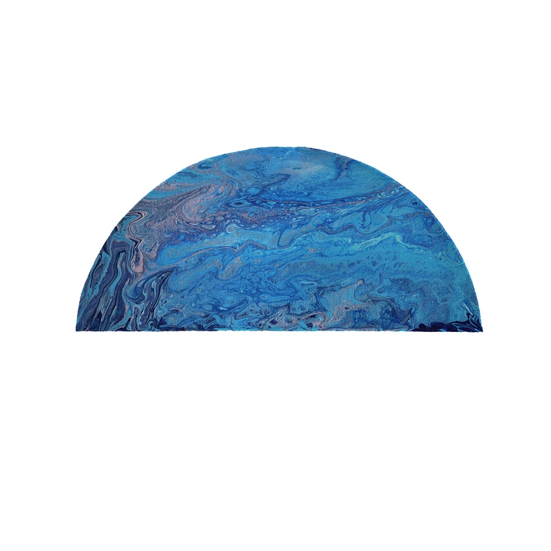 پادری مدل نیم دایره طرح ابروبادی کد 9250 سایز 90×45 سانتی متر