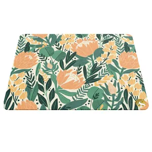 Hoomero Flowers and leaves A5818 Mousepad