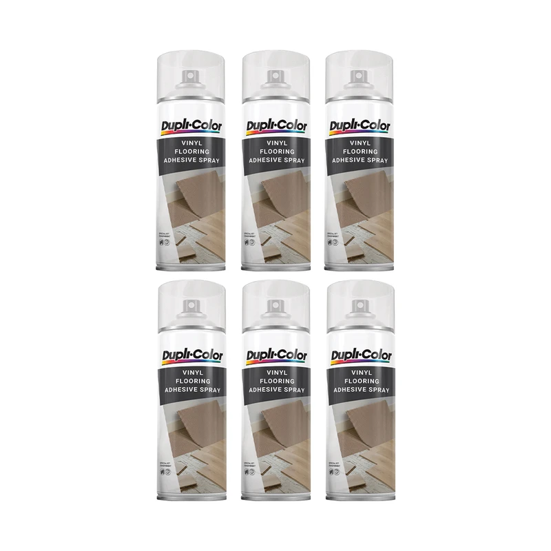 اسپری چسب پارکت و موکت دوپلی کالر مدل adhesive حجم 400 میلی لیتر مجموعه 6 عددی