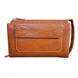 کیف پاسپورتی مردانه مدل مهیار چرم طبیعی فلوتر