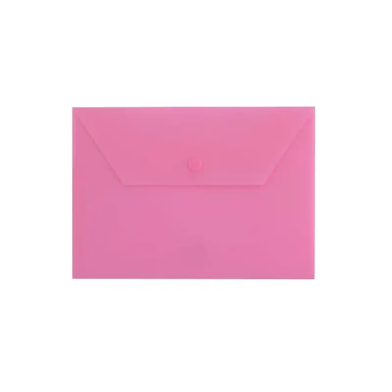 پوشه دکمه دار پاپکو مدل B5-ClearM بسته 10 عددی