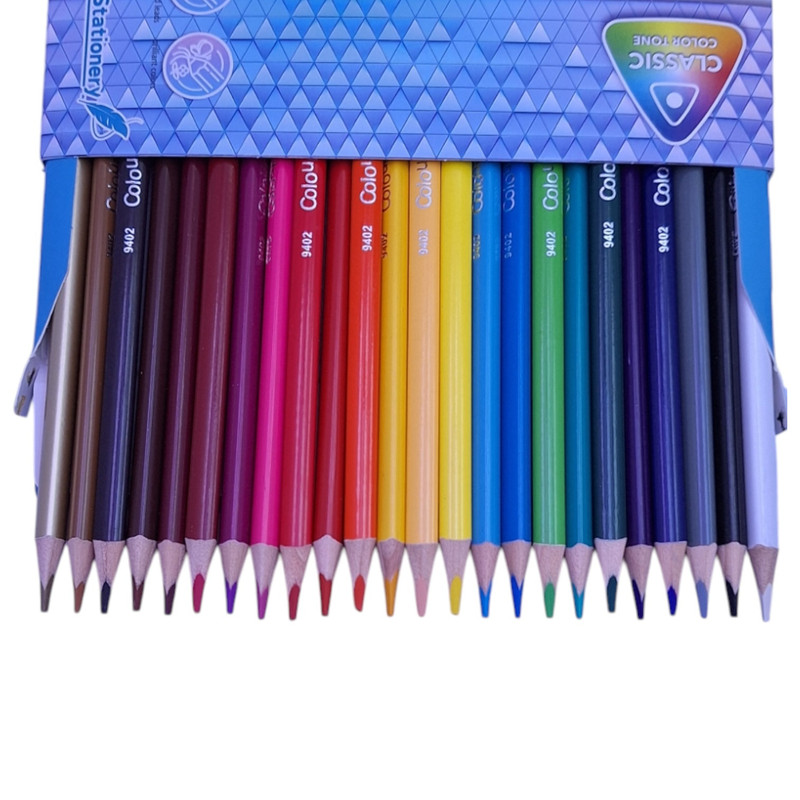 مداد رنگی 24 رنگ جی ام دی مدل کلاسیک کد 025