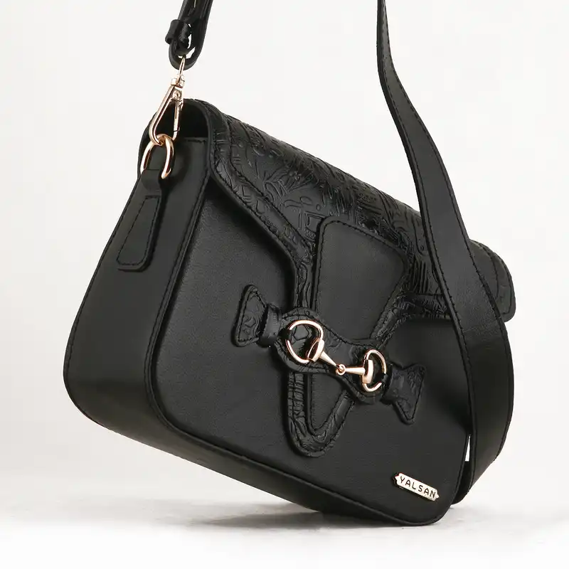 کیف رودوشی زنانه چرم یلسان مدل اما کد CLP-131-msk