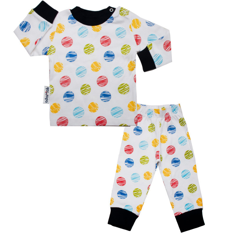 ست تی شرت و شلوار نوزادی آدمک مدل توپی کد 110055