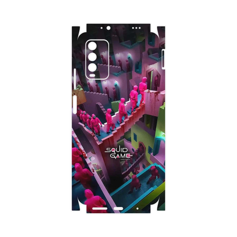 برچسب پوششی ماهوت مدل Squid Game-FullSkin مناسب برای گوشی موبایل شیائومی Redmi Note 9 4G