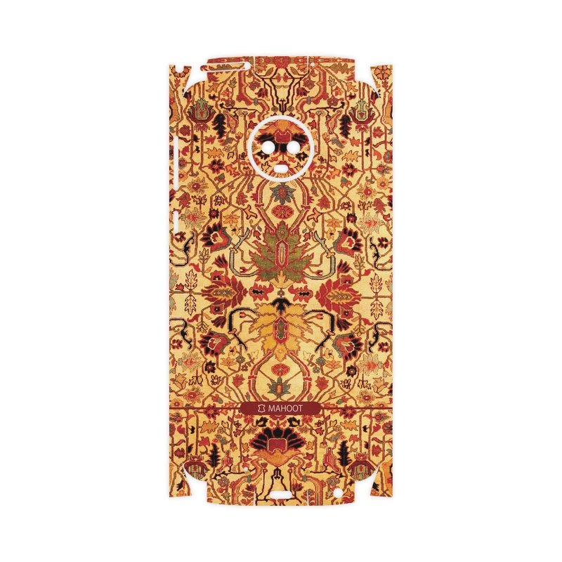 برچسب پوششی ماهوت مدل Persian-Carpet-Yellow-FullSkin مناسب برای گوشی موبایل موتورولا Moto G6