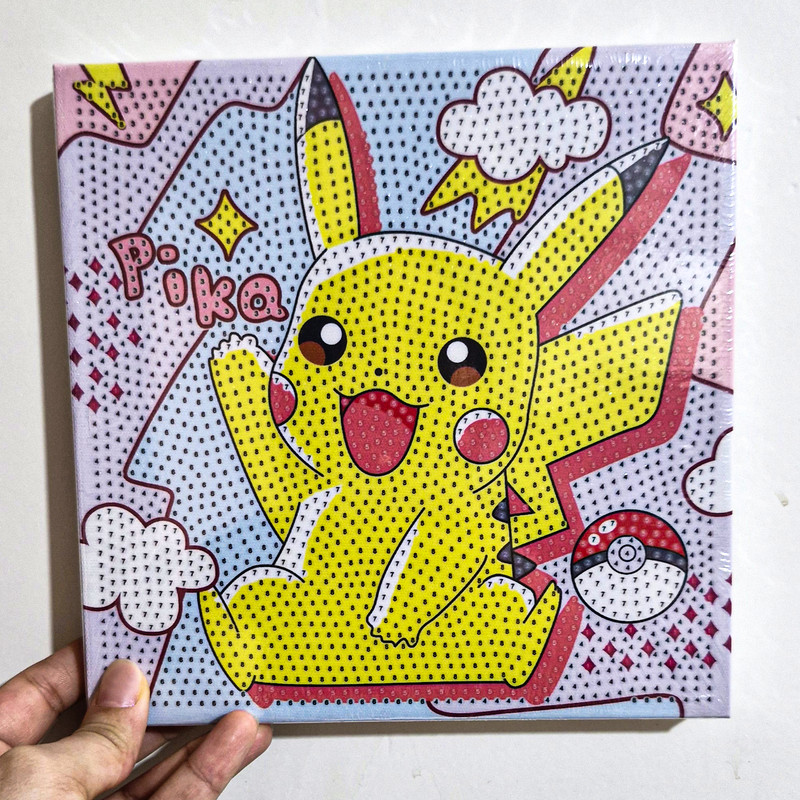 بازی آموزشی  مدل ساخت تابلو نقاشی الماسی طرح دیجیمون کد 218