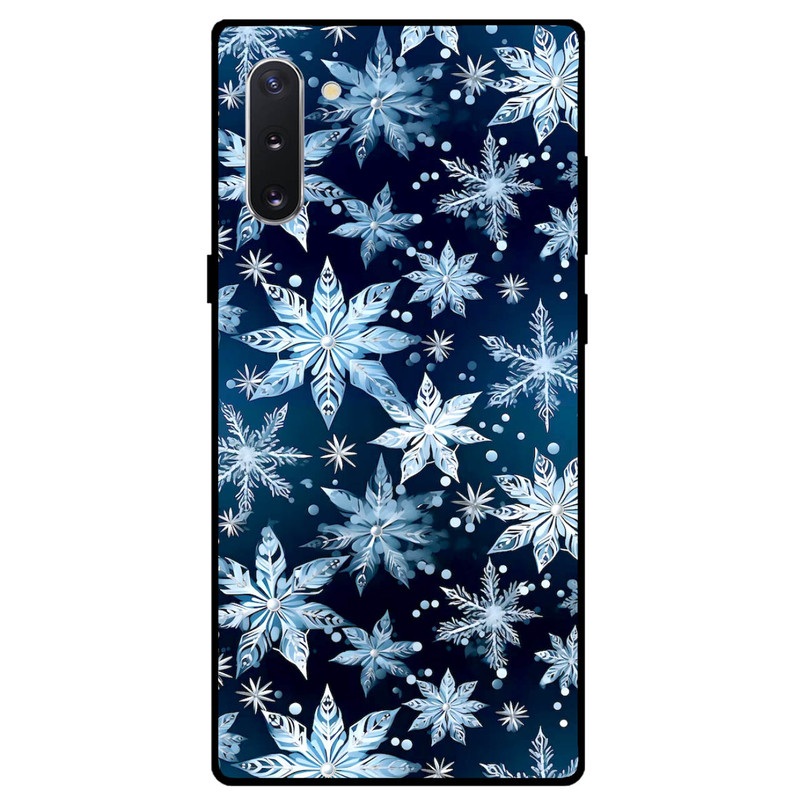 کاور مگافون طرح برف مدل 2824 مناسب برای گوشی موبایل سامسونگ Galaxy Note 10   
