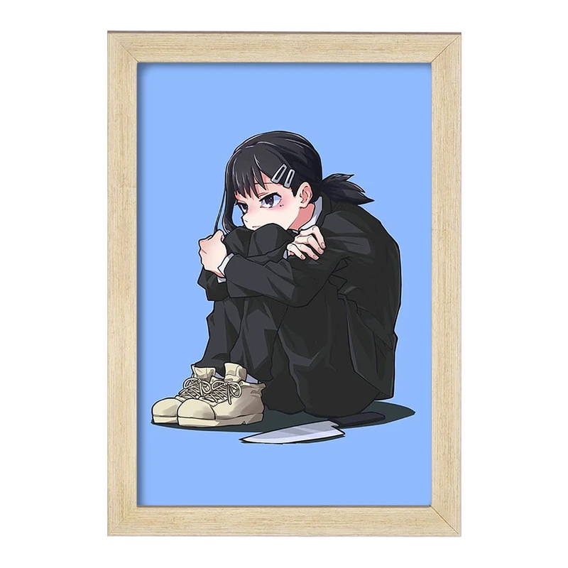 تابلو خندالو مدل کوبنی انیمه مرد اره ای Chainsaw Man  کد 17990