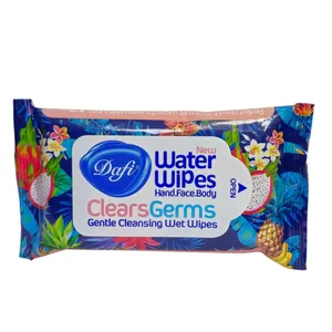 دستمال مرطوب دافی مدل water wipes مجموعه 12 عددی