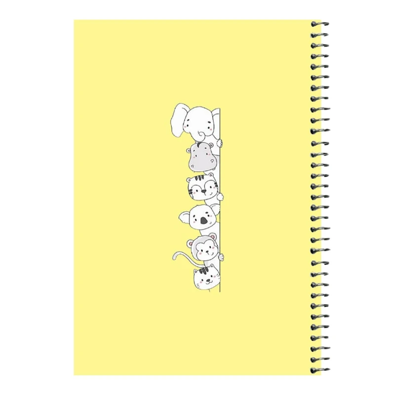 دفتر مشق 80 برگ اس جی مدل دوستان بامزه کد۲  