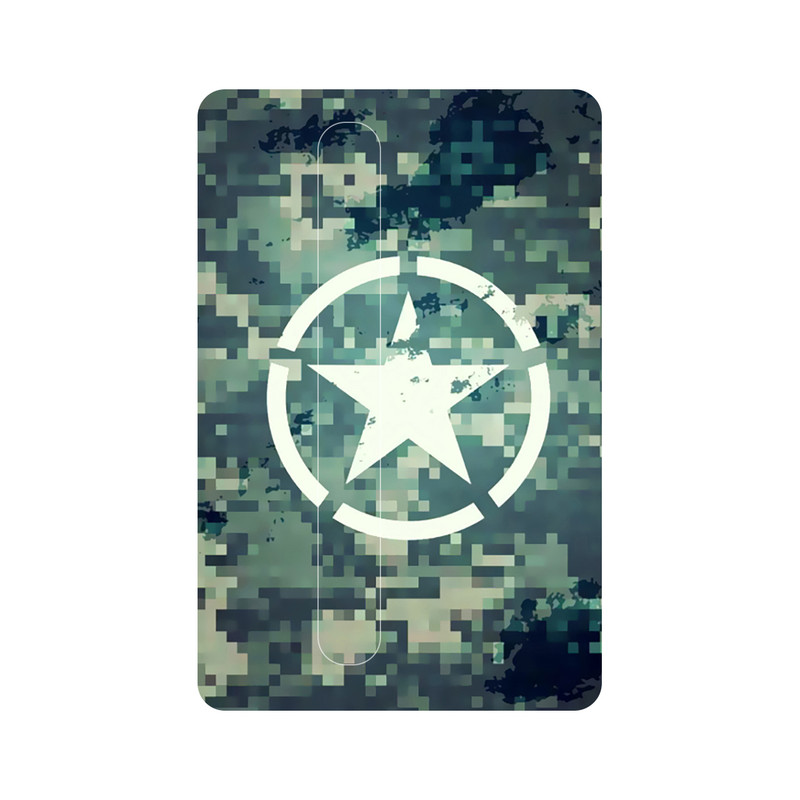 استیکر کارت پیکسل میکسل مدل ارتشی چریکی مجموعه 3 عددی