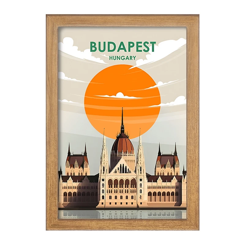 تابلو خندالو مدل بوداپست کد F6321