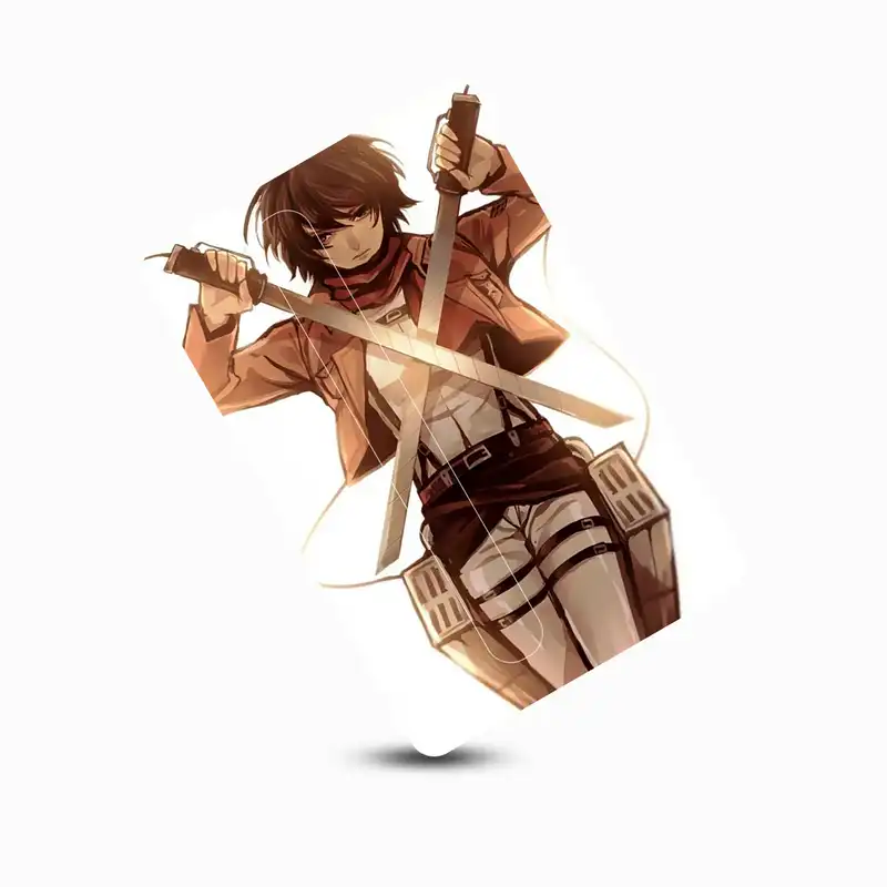 استیکر کارت پیکسل میکسل مدل انیمه حمله به تایتان میکاسا