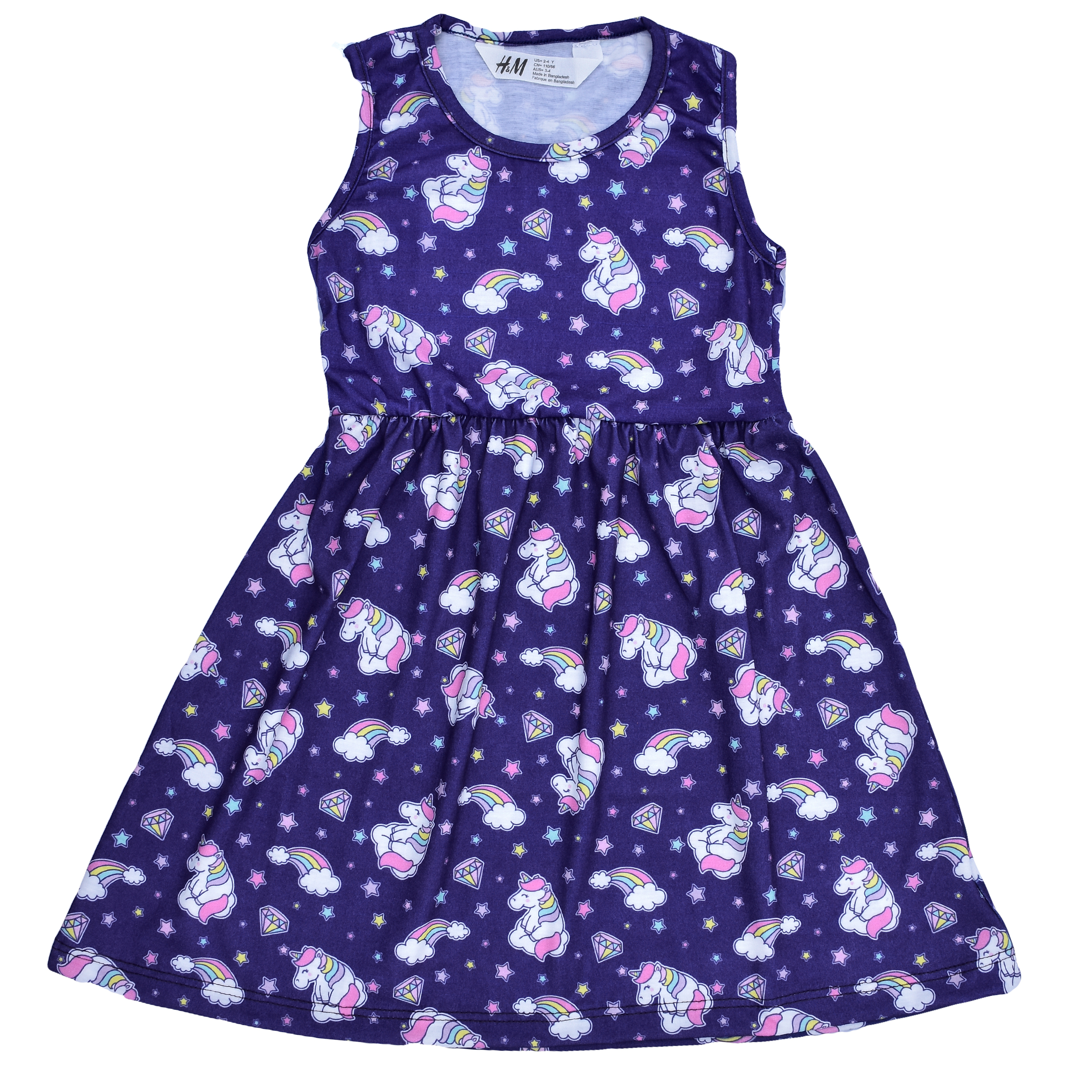 پیراهن دخترانه اچ اند ام کد LBS-HAB