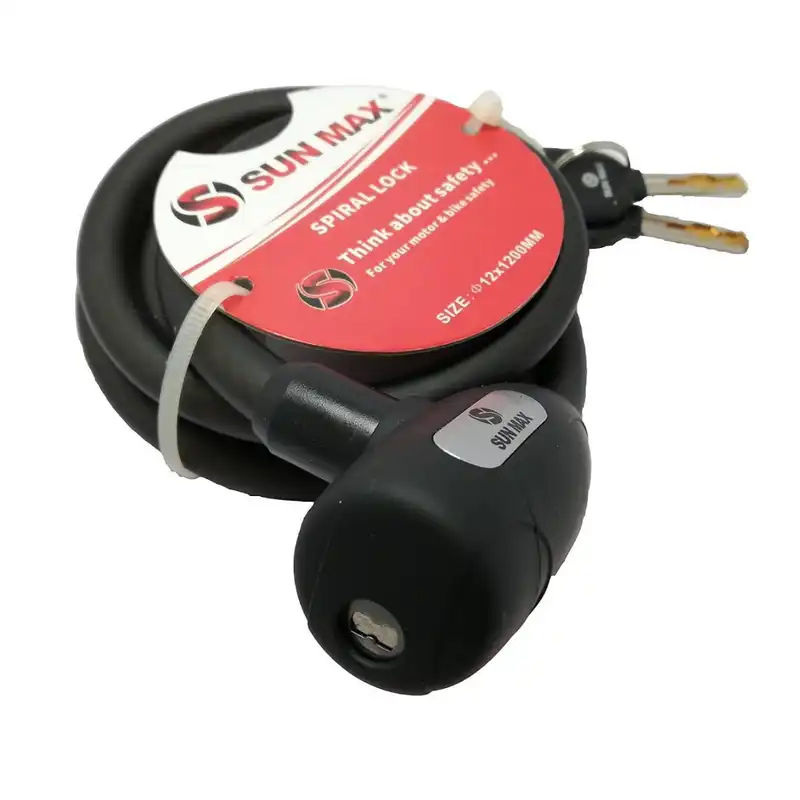 قفل دوچرخه سان مکس کد 120-12