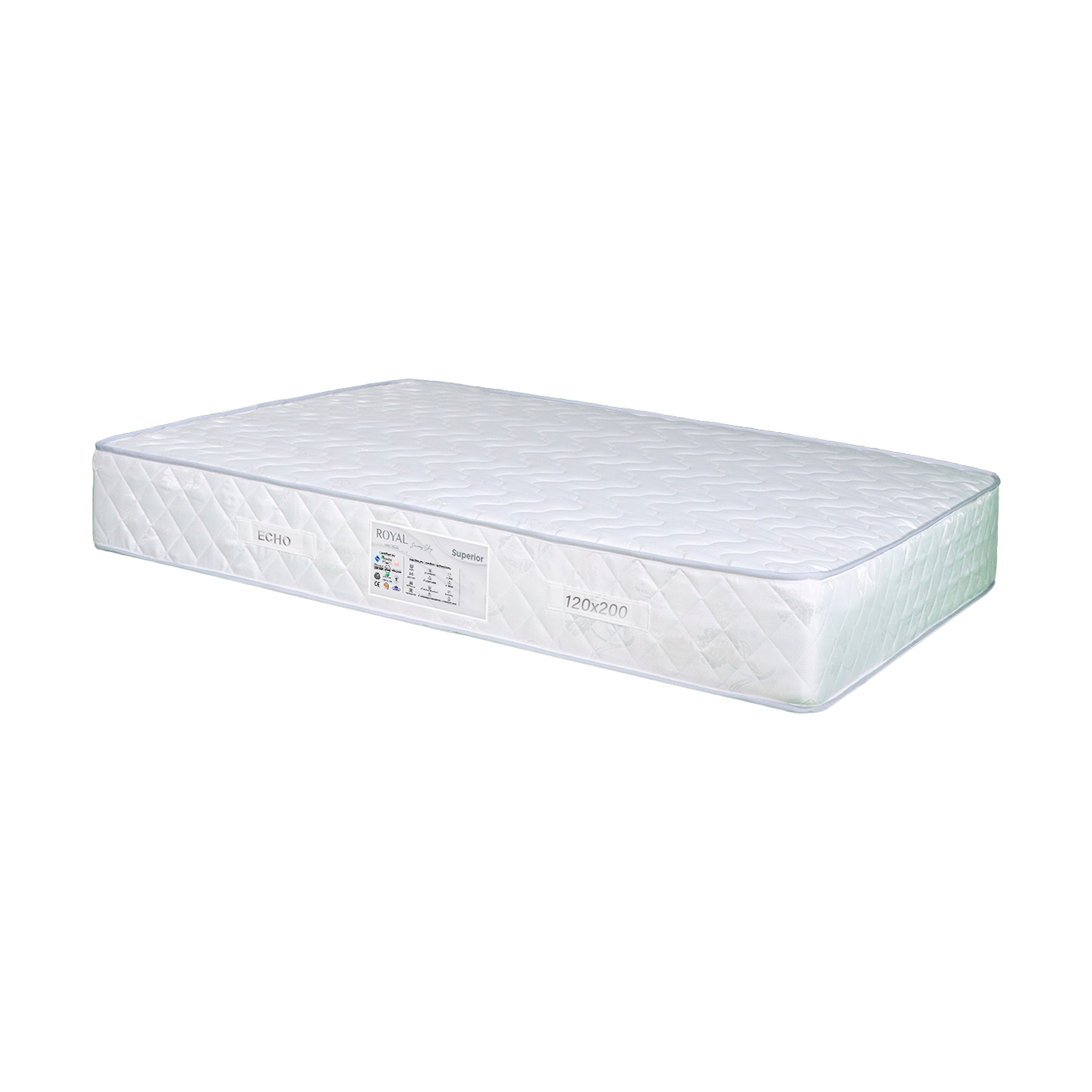 تشک رویال مدل اکو یک نفره سایز 120 × 200 سانتی متر